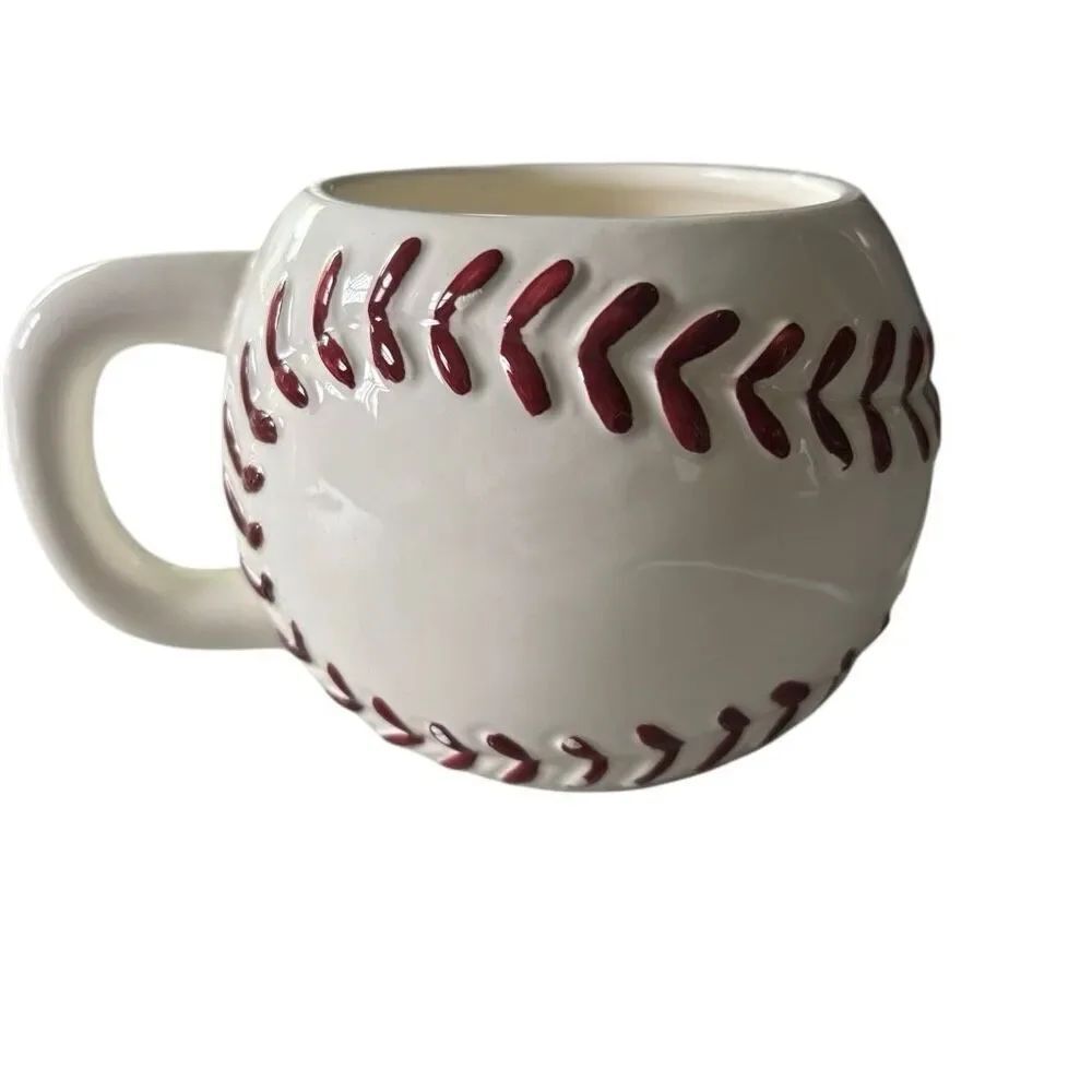 Sportcups 1985 Ceramic Baseball Shaped Mug